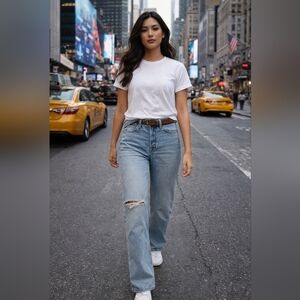 FP Movement by Free People Light Blue Boot Cut Jeans